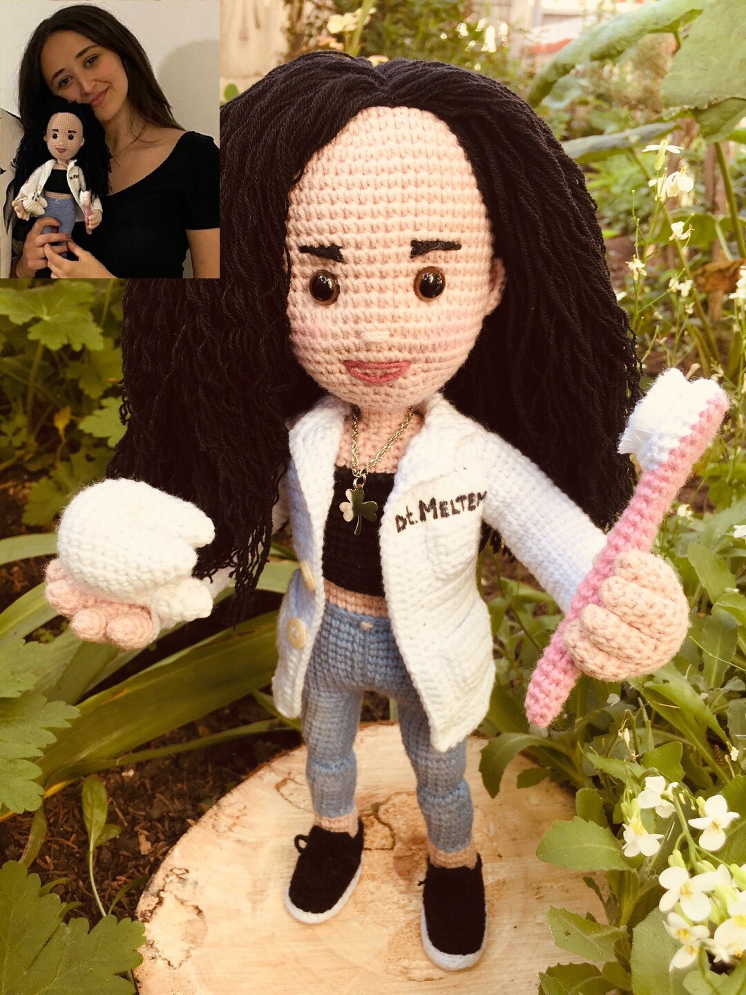 Amigurumi La MuÃ±eca Coraline Crochet Doll MuÃ±eca Coraline