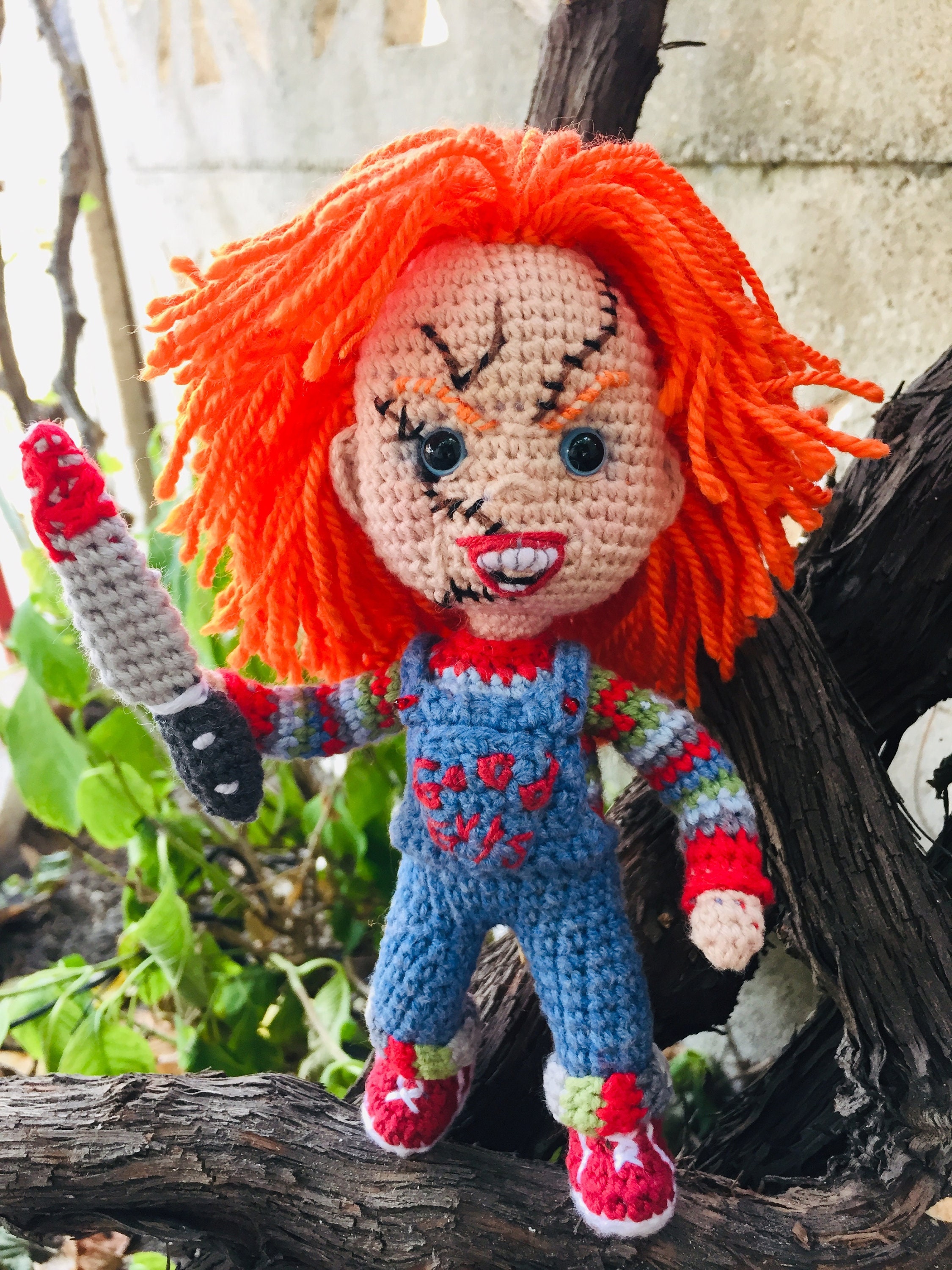 Chucky Doll Chucky Horror Doll Halloween Horror Doll Scary