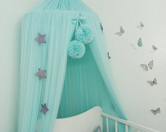 Nursery canopy, Play room canopy, Girls baldachin, Toddlers canopy bed, Princess bed decoration, Princess baldachin, Boys nursery canopy