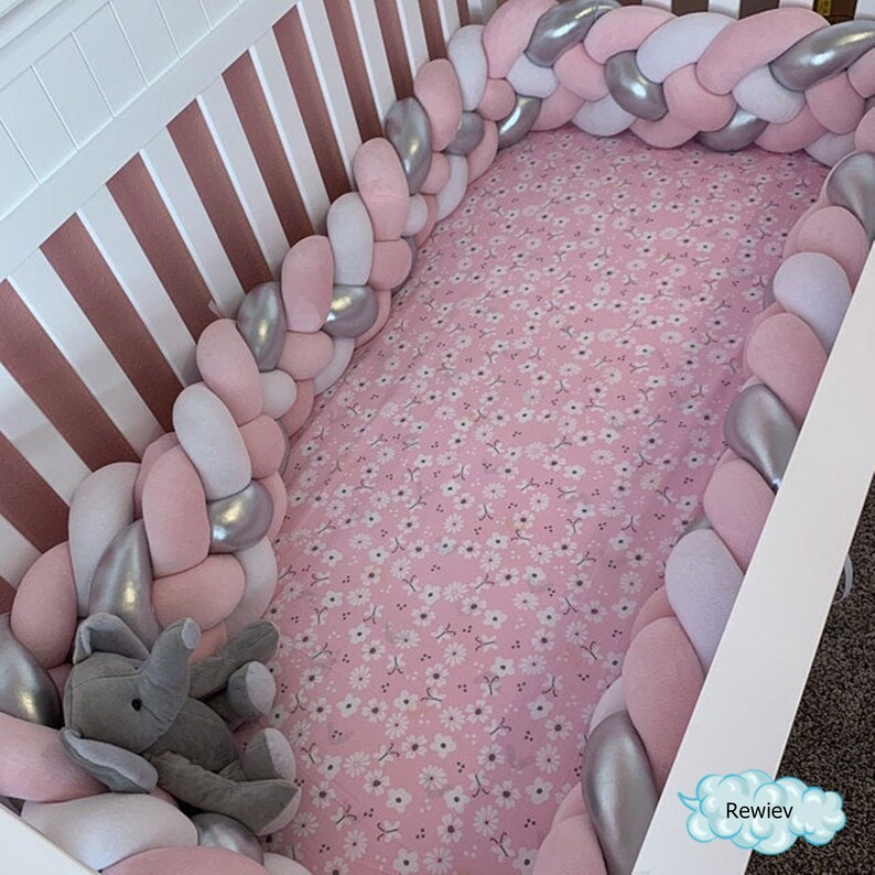 Double Bumper Decorative Pillow Bedding Cradle Bumper Pads Etsy