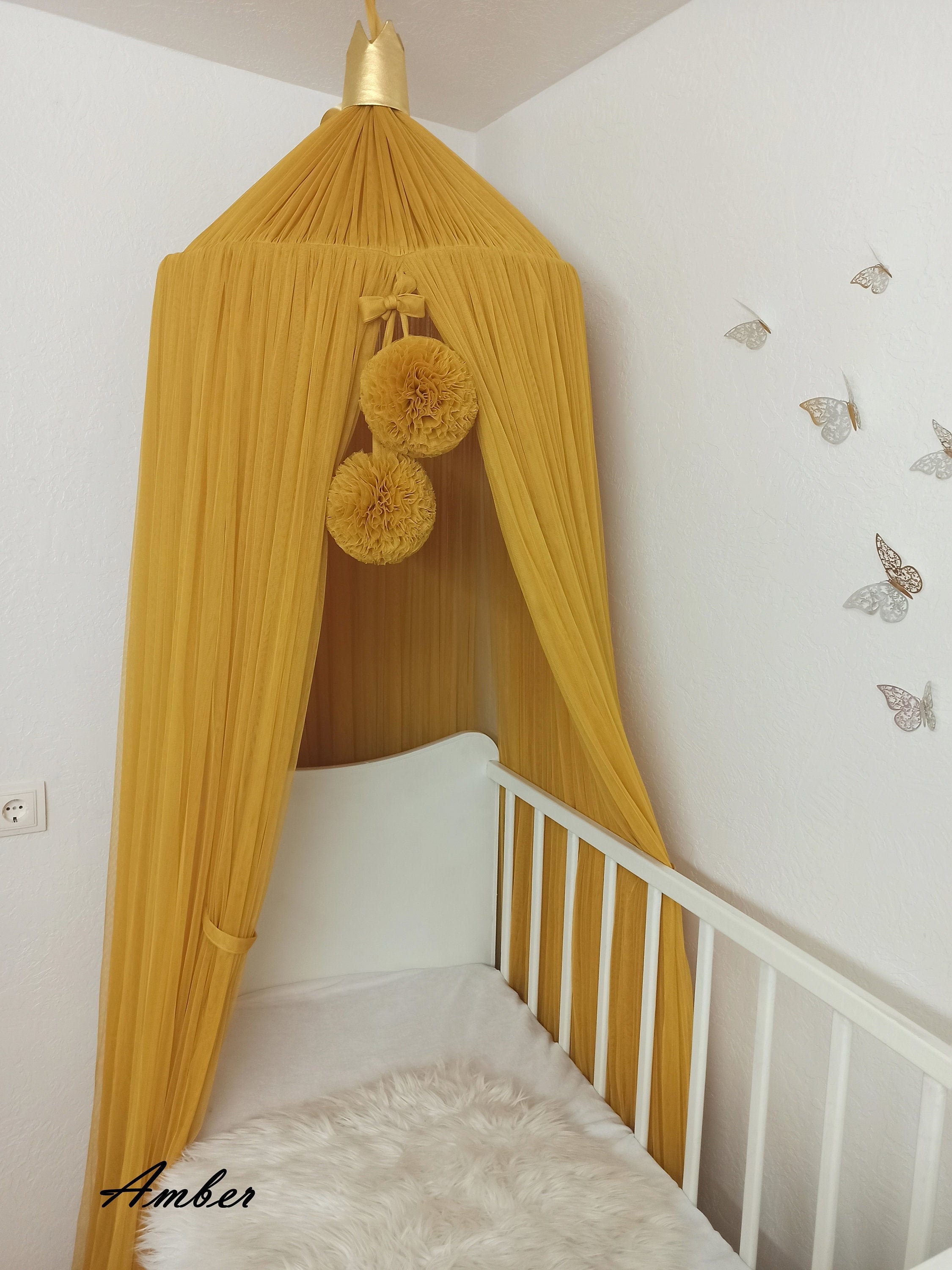 Canopy for baby crib Play Canopy Baldachin Crib Canopy Etsy