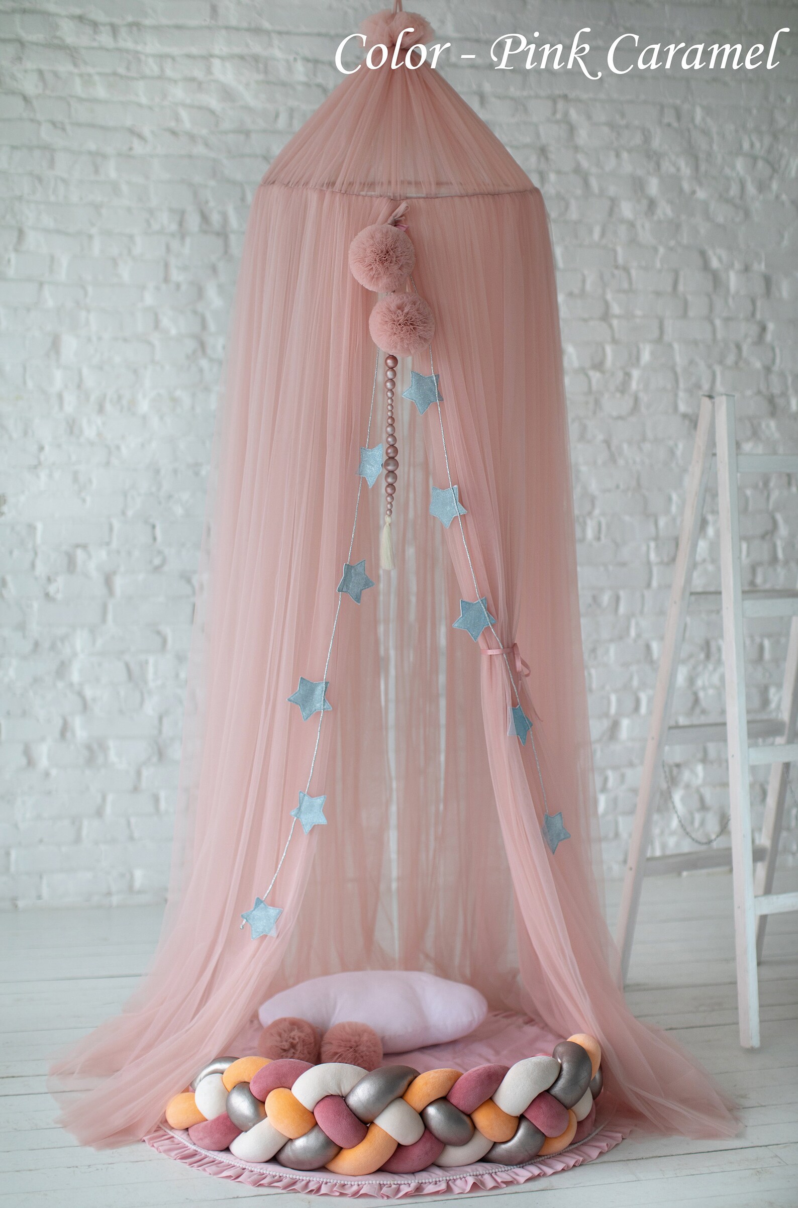 Kids light blue canopy Play Canopy for boy Crib Canopy Etsy