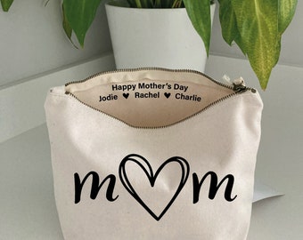 Personalised Accessory / Make Up Bag with hidden message inside - Perfect gift for a loved one, Mum, Mother's Day