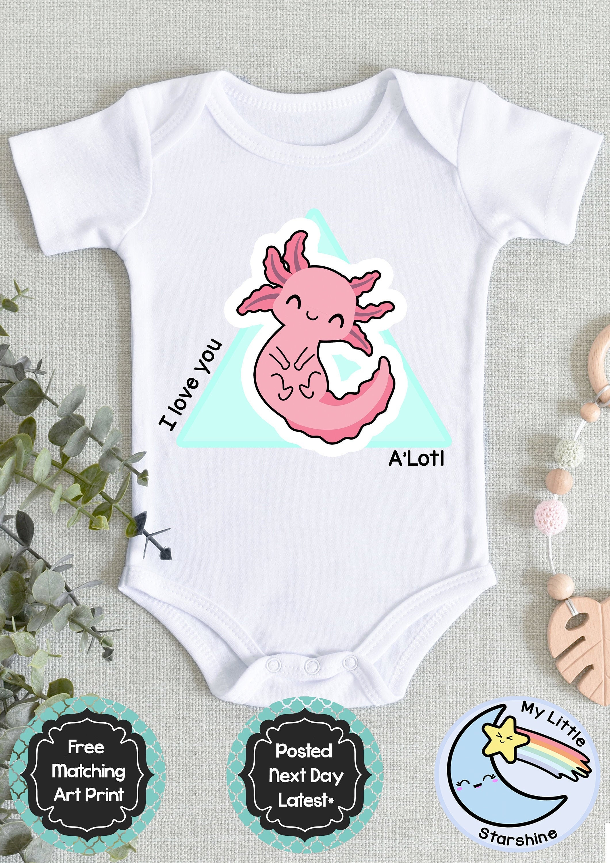 Cute Axolotl Baby Grow I Love You Alot L Funny Baby Vest Etsy Cute Axolotl Baby Grow I Love You Alot L Funny Baby Vest Etsy