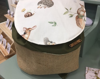 forest animals child bag