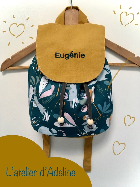 Sac a dos enfant personnalise Etsy France