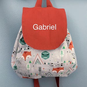 sac dos enfant personnalisé