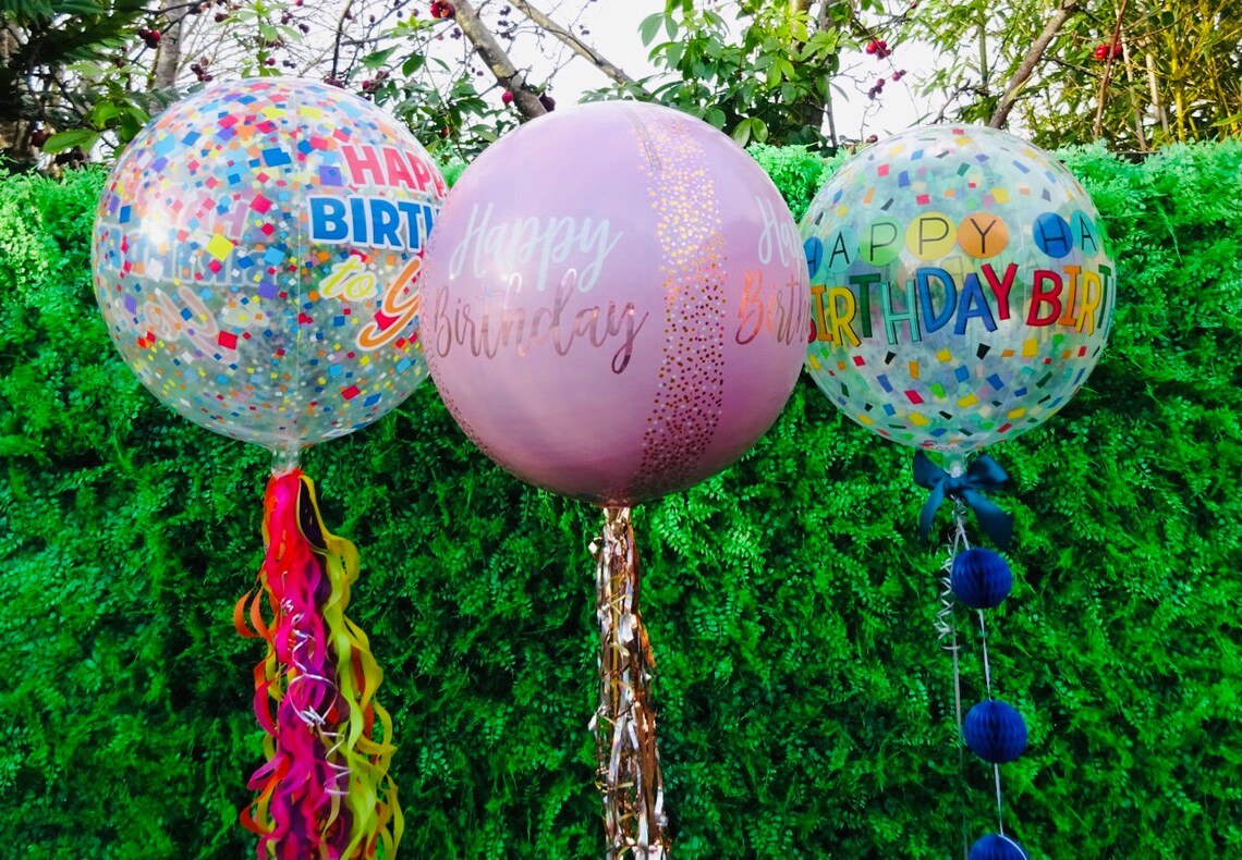 Birthday Balloon in a Box Etsy