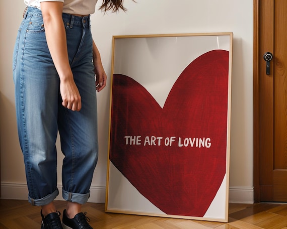 Olivia Dean Print - Song Lyrics Wall Art, Vintage Poster, The Art of Loving, Digital Download