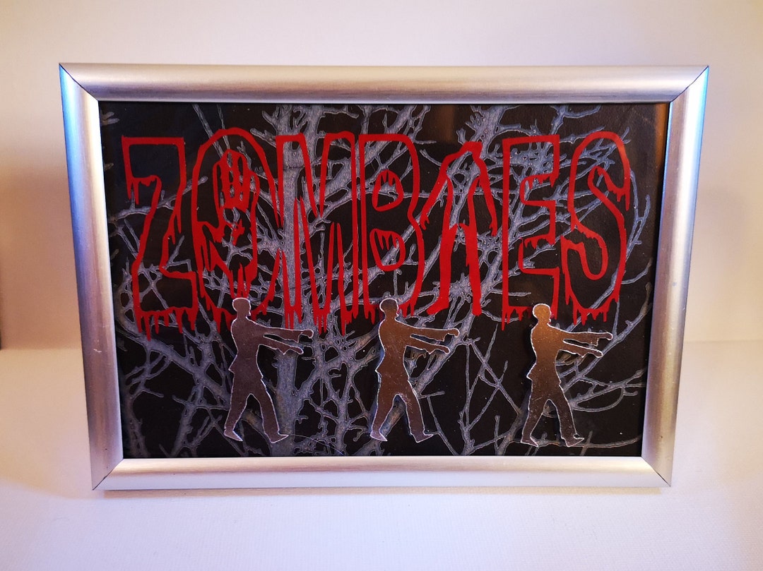 Zombies Frame Aluminium TV Show Walking Dead Word - Etsy México