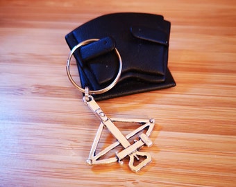 Bow & Arrow / Crossbow Key Ring ~ Keychain ~ Green Arrow ~ Walking Dead ~ TV Show ~ Archery ~Sport Lover ~ Archer ~