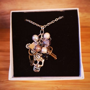 Sons Of Anarchy Inspired Necklace /Bracelet ~ Cluster ~ Charms ~ Jax ~ Teller ~ Samcro ~ Men Of Mayhem ~ Biker ~ TV Show ~ Keepsake ~