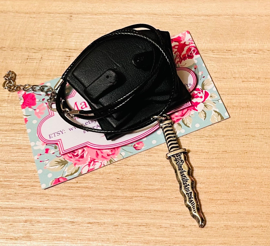 Rumpelstiltskin Dagger Necklace Pendant Dark One Once Upon a Time TV