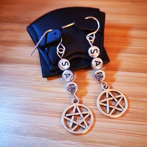 Supernatural Inspired Earrings: *SALE*~ Castiel ~ Dean~ Sam ~ Wincheste ~