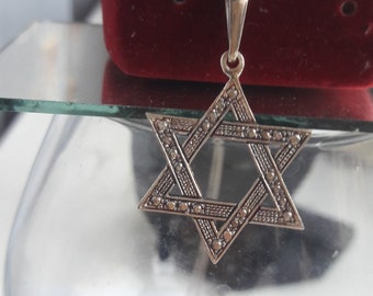 Pendant “Shield of David” Necklace from 925 probe silver Star of David, Jewish star necklace, religious necklace, Jewish gift for children.