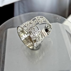 Rings Charm Alatyr openwork paired Norse  Celtic Vikings Slavic  patterns signs  Openwork Rings in Gold Silver