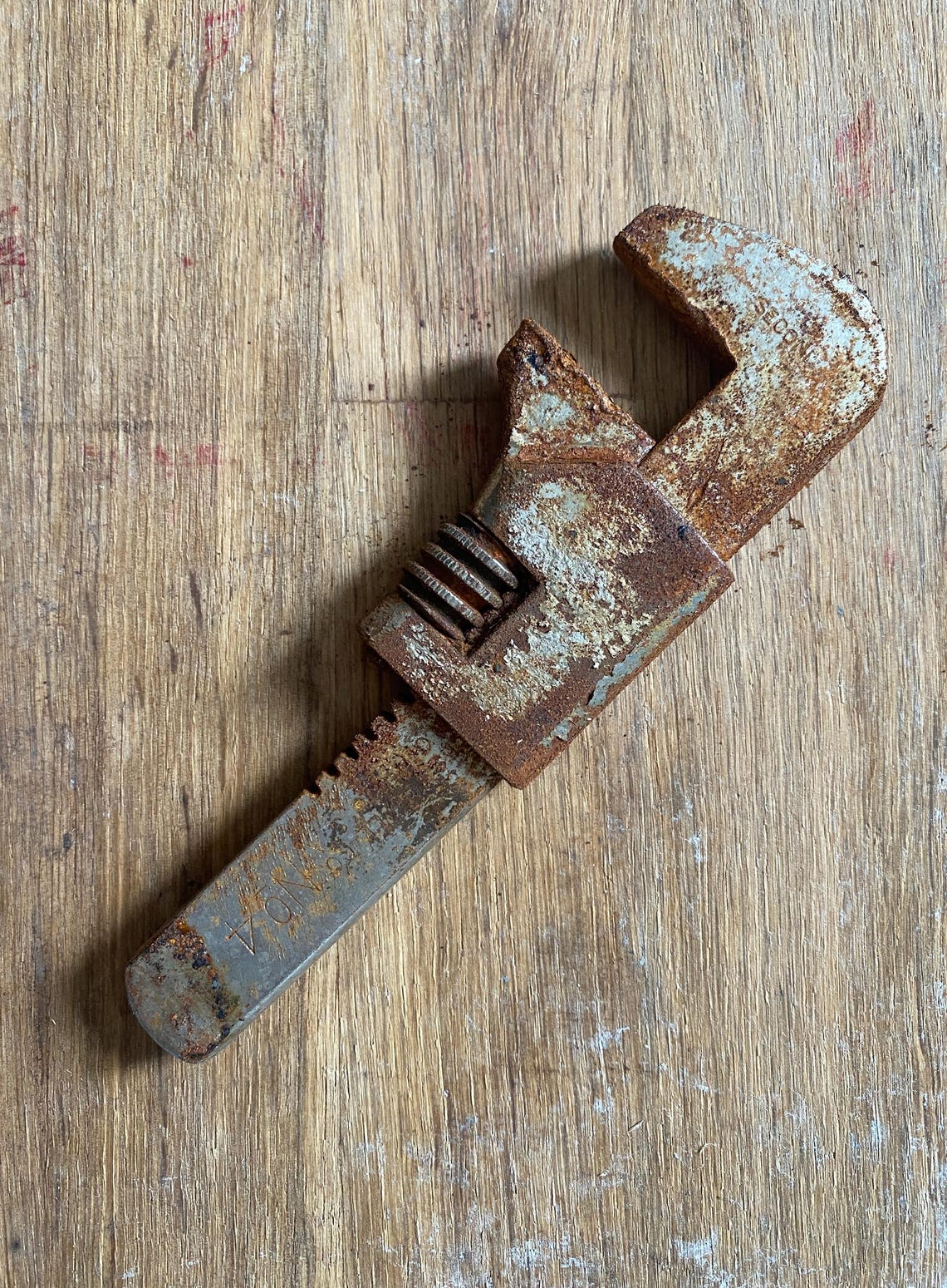 Patina Rusting Tool Vintage Bicycle Wrench – Heavy Rust Patina – Industrial Decor or ...