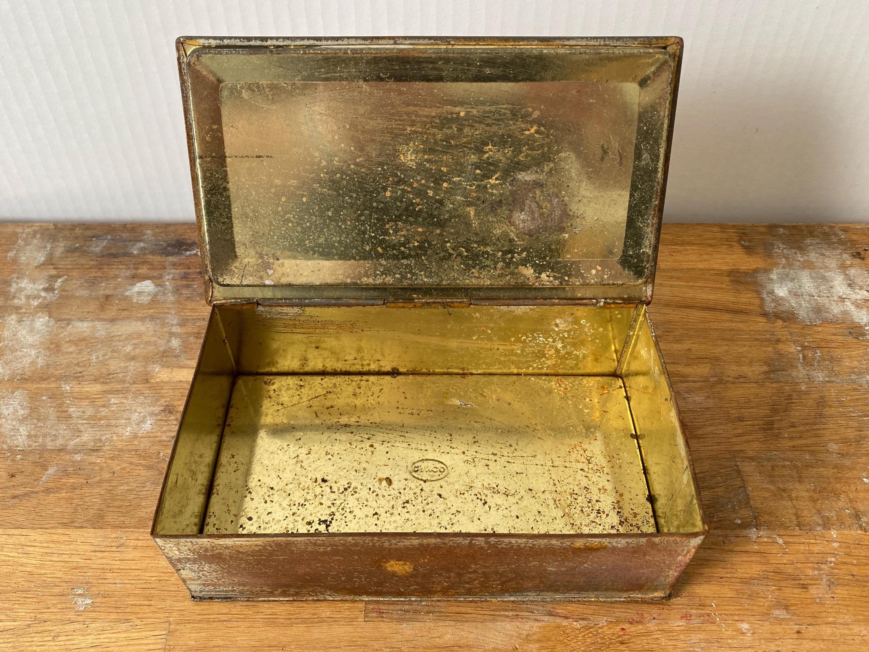 送料込】 レトロ ラジオ型 Silver Crane Company 缶バッグ