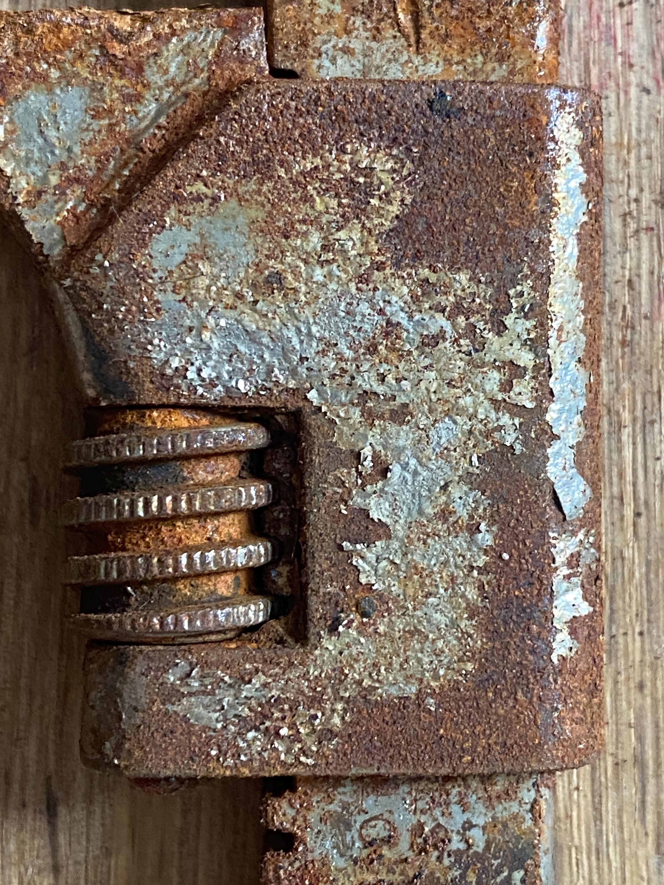 Patina Rusting Tool Vintage Bicycle Wrench – Heavy Rust Patina – Industrial Decor or ...