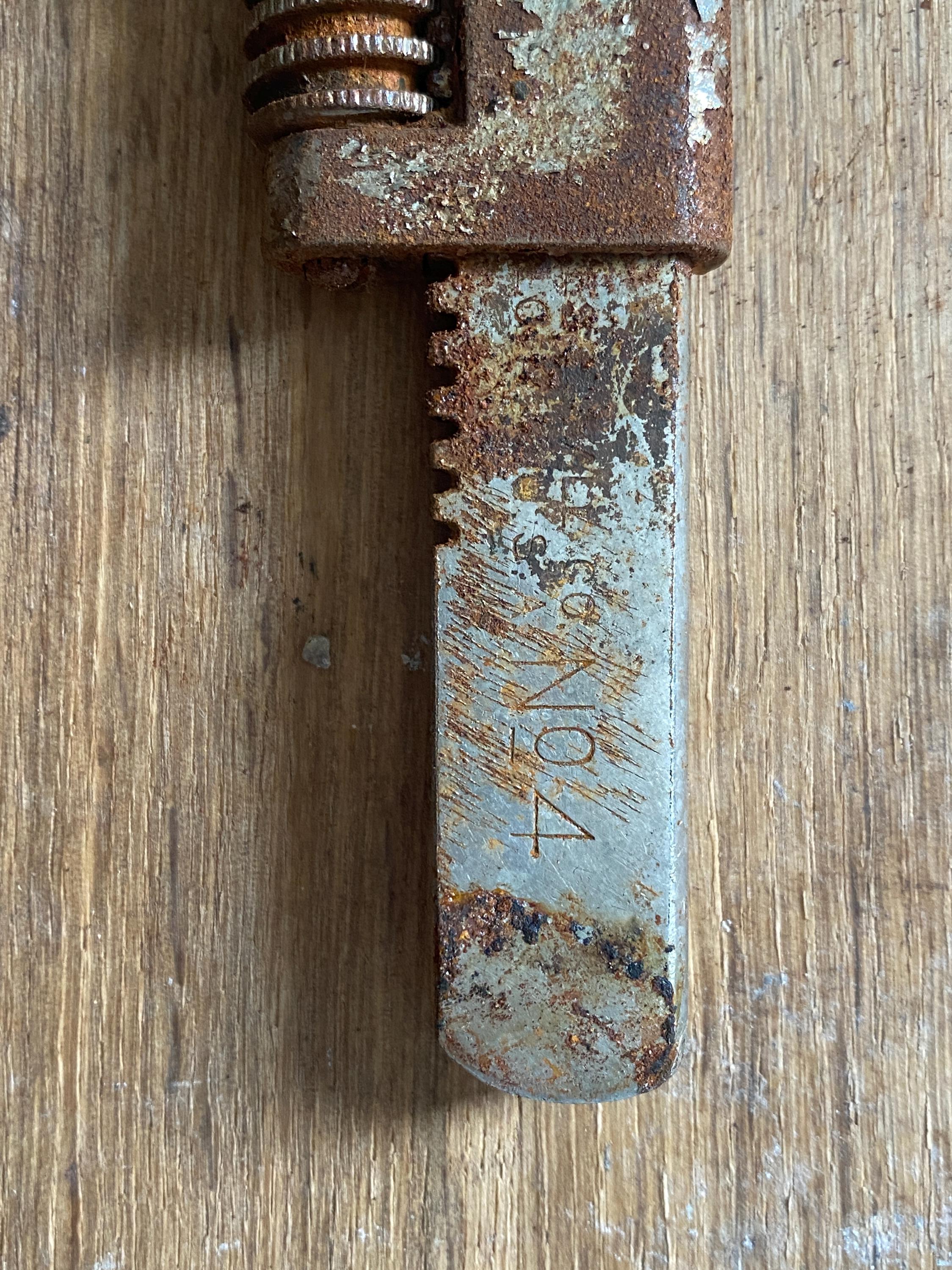Patina Rusting Tool Vintage Bicycle Wrench – Heavy Rust Patina – Industrial Decor or ...