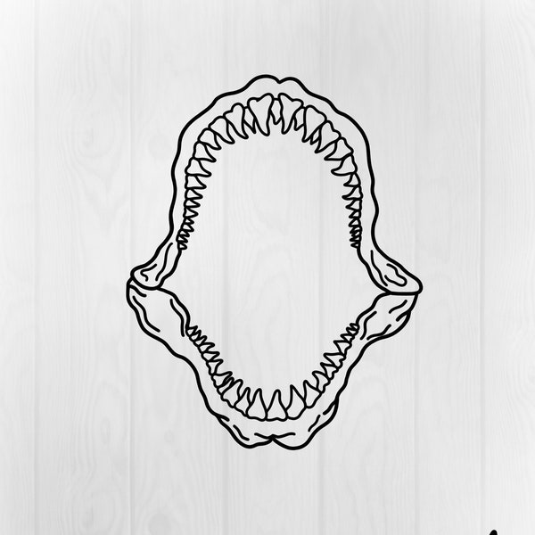 flower shark jaw decal, flower shark jaw sticker, shark decal, shark sticker, decal for car, gifts for shark lovers, gifts for ocean lovers