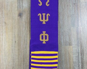 Tissu kente tissé à la main - Omega Psi Phi