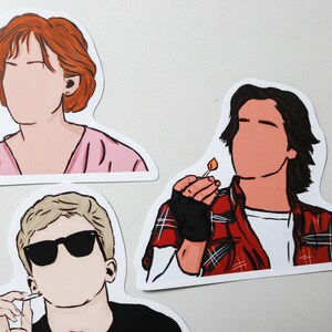 The Breakfast Club 5 Stickers, High Quality Gloss Sticker, 90s Movie ...