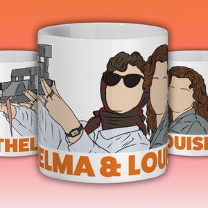 THELMA & LOUISE 11oz Ceramic Mug, Movie Merch, Movie Mug, Gift Idea, Mug gift, Movie gift ideas, Cult Classic, 90s Movie, LGBTQ