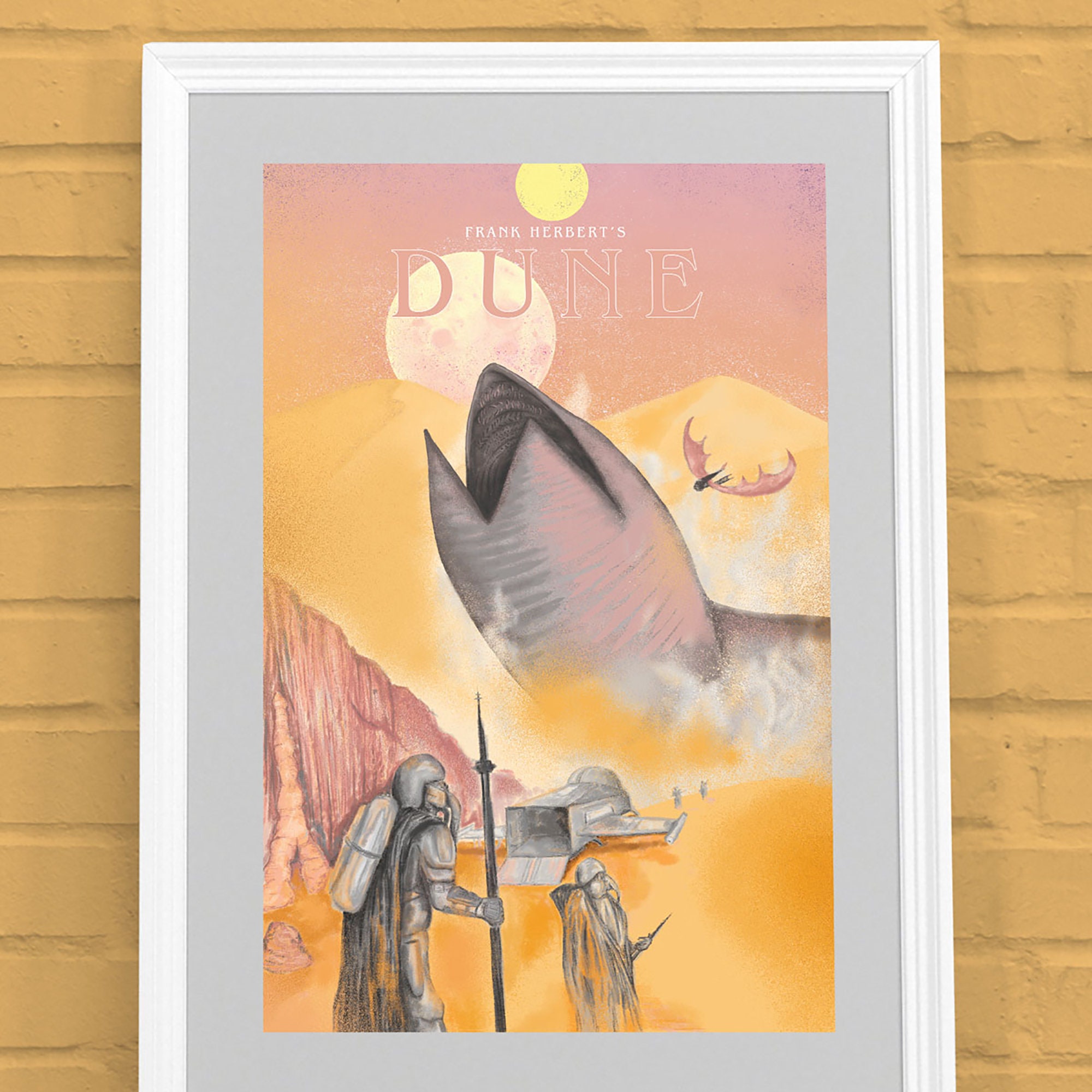 Dune Art Print // Frank Herbert // SciFi // Poster // Etsy
