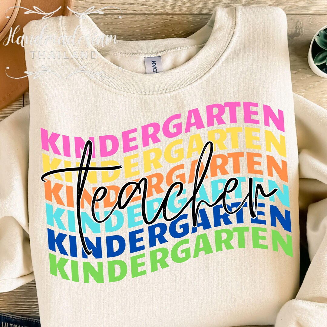 Kindergarten Vibes SVG | First Day of School PNG | Cute School Shirt ...