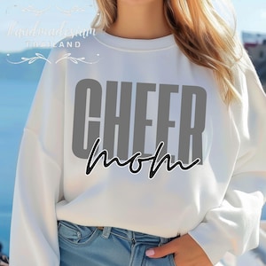Cheer Mom SVG: Cheerleader Cut Files (Digital Download)