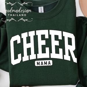 Cheer Mama SVG: Cheerleader Cut Files for Cricut (Digital Download)