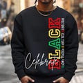 Celebrating Black SVG PNG, Digital Design, Black History Month, February, Instant Download, African American png, Black Pride Love, BLM