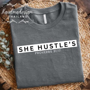 She Hustle&#39;s SV, Proverbs 31:17 SV, Hustle SV, Mom Hustle, Girl Hustle, Women Hustling Svg, Downloadable Cut File, Svg files for Cricut, Png