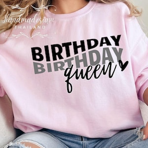 Birthday Queen SVG PNG PDF, Birthday Squad Svg, Birthday Queen T-Shirt Svg, It&#39;s My Birthday Svg, Birthday T-Shirt Svg, Birthday Svg Png Pdf