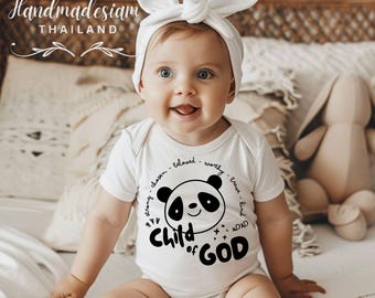 Child of God Kids T-shirt Design: Christian Toddler Tee PNG (Digital Download)