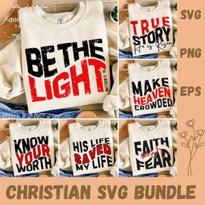 Christian SVG Bundle: Religious Designs (Digital Download)