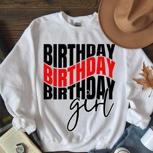 Verjaardag meisje SVG PNG PDF, verjaardag prinses Svg, verjaardag Svg, It's My Birthday Svg, verjaardagsbestanden, gelukkige verjaardag Svg, verjaardag shirt Svg