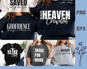 Christian SVG Bundle: Faith-Based Religious Cut Files (Digital Download