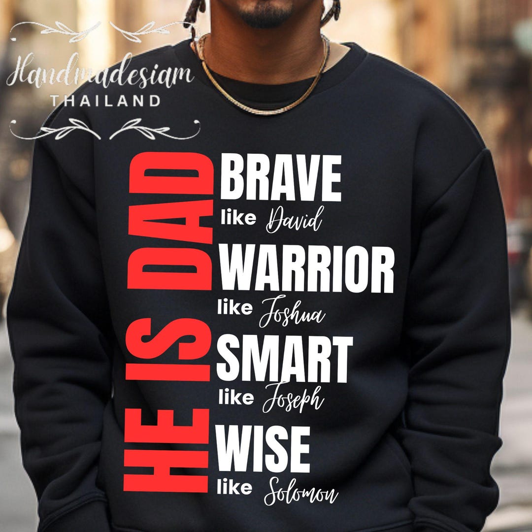 He is Dad SVG PNG, Christian Fathers Day Svg, Fathers Day Gift Svg, Dad ...