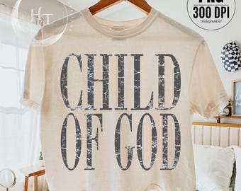 Niño de Dios PNG, diseño de camiseta de fe cristiana, gráfico con cita bíblica (descarga digital)