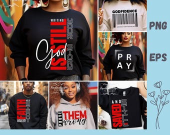 Christian SVG Bundle | Christian SVG cricut | Faith-Based Sayings for Cricut & Silhouette l Christ Svg l Christmas Svg l Jesus Sweatshirt