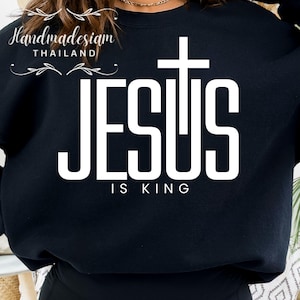 Jesus is King SVG PNG, Jesus The Way The Truth The Life, Christian svg, Faith svg,Worthy svg, Religious svg, Positive svg, Jesus svg