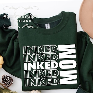 Inked Mama SVG PNG, Tattoo Svg, Funny Mom Svg, Tattoo Addict Svg, Mom Mode Svg, Mother&#39;s Day Svg, Boss Mama Svg, Strong Woman Svg