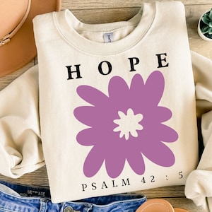 Hope Png, Inspirational Png, Bible Verse Png, Psalm 42:5 Png, Jesus Png, Church Png Shirt Design, Scripture Png, Faith Png, Religious Png