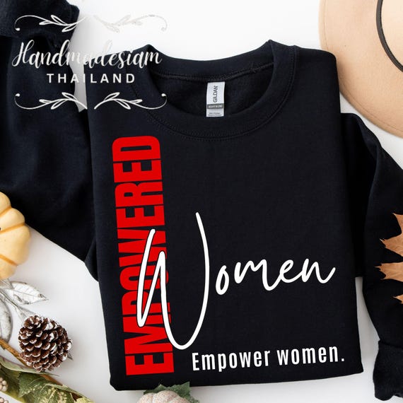 Empowered Women SVG PNG: Feminist Quote Cut File (Digital Download)