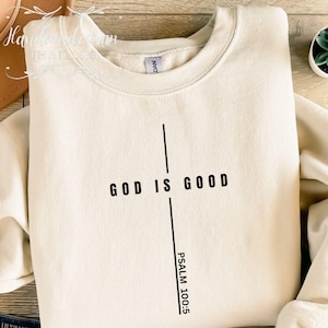 God is Good All the Time SVG, Bible Verse Svg, Varsity God is Good Svg, Christian Shirt Svg, Oversized Sweatshirt Design, Sublimation design