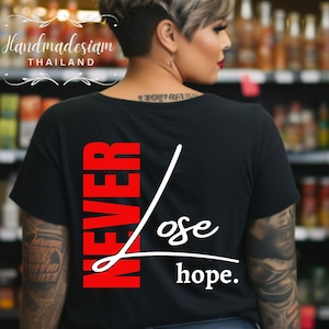 Never Lose Hope Svg: Positive Quote Design (Digital Download)