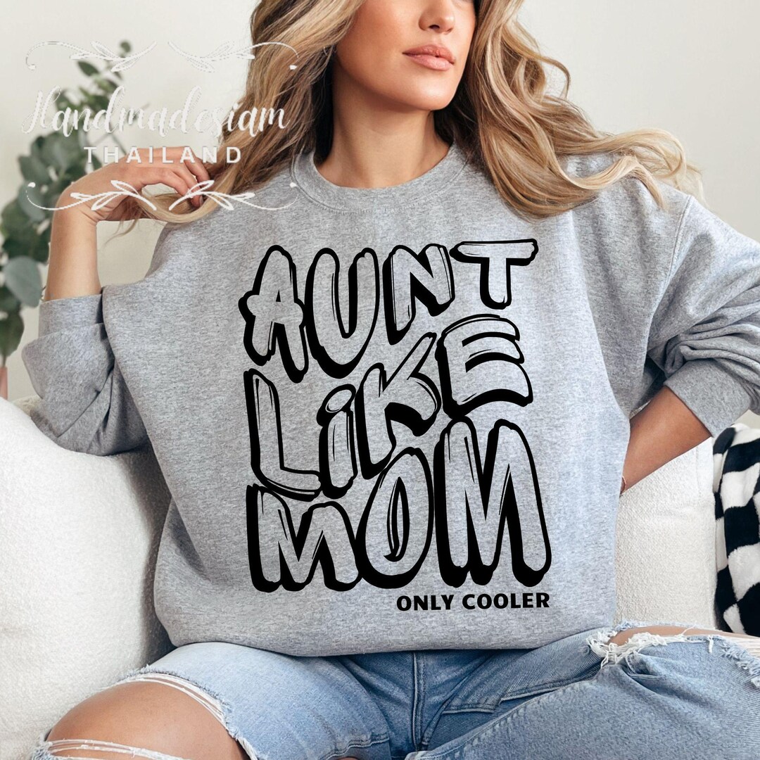 Breezy Valley Tazza Per Zia 'Aunt Like A Mom Only Cooler' - Regalo Umoristico In Ceramica Per Compleanno, Festa Della Mamma, Natale