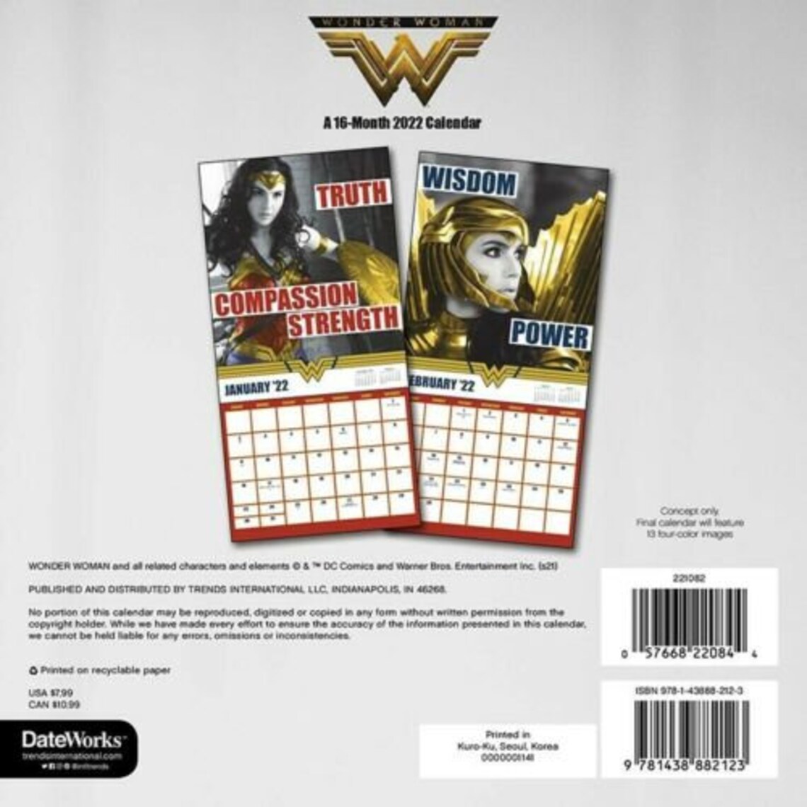 Trends International 2022 DC Comics Wonder Woman Mini Wall